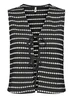 Only ONLEVA S/L SHORT STRIPE VEST CS JRS 15348624