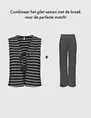 Only ONLEVA STRIPE WIDE LEG PANT CS JRS 15348629