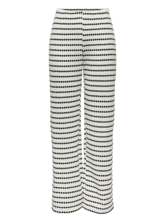 Only ONLEVA STRIPE WIDE LEG PANT CS JRS 15348629