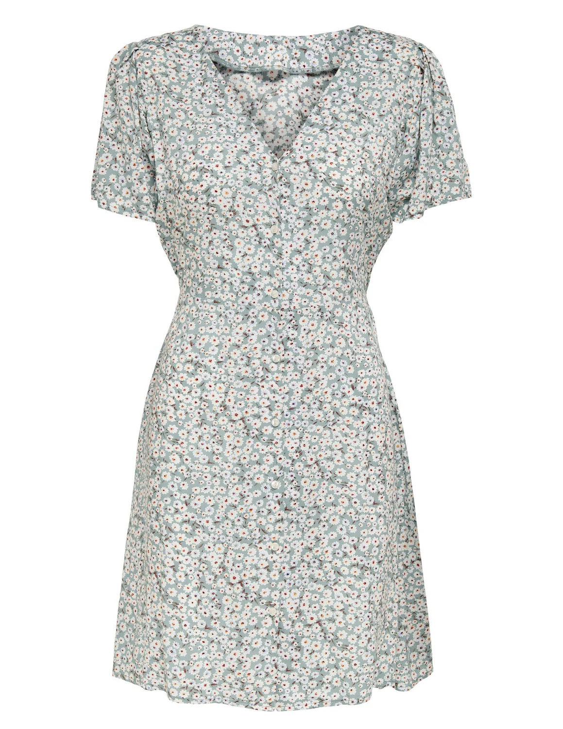 Only ONLEVIDA S S SHORT DRESS WVN NOOS 15237382 multicolour kopen