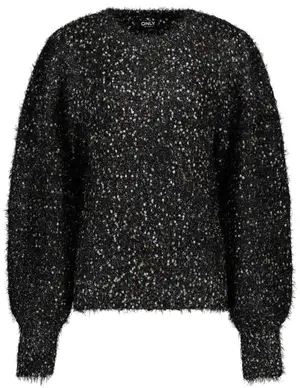 Only ONLFANTASTICO LS GLITTER O-NECK CS 15313156