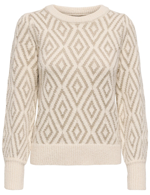 Only ONLFIE LS O-NECK GLITTER KNT 15332139