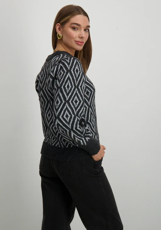 Only ONLFIE LS O-NECK GLITTER KNT 15332139