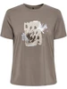 Only ONLFREE LIFE REG S/S LEAF TOP BOX J 15303212