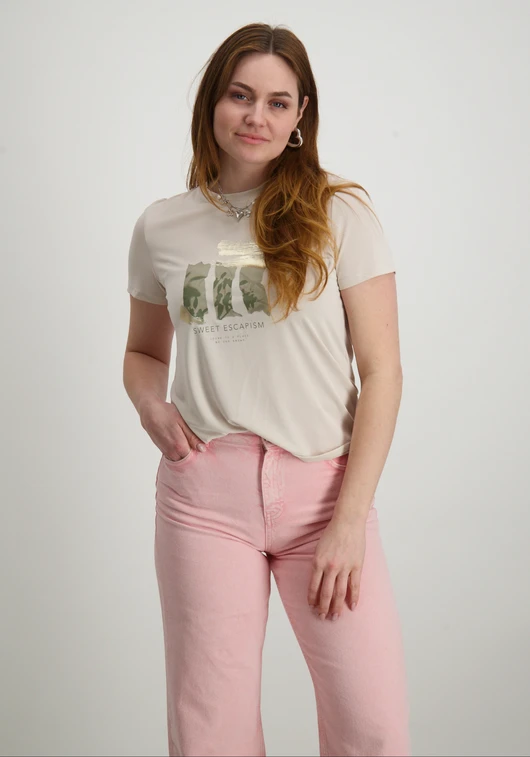 Only ONLFREE LIFE REG S/S LEAF TOP BOX J 15303212