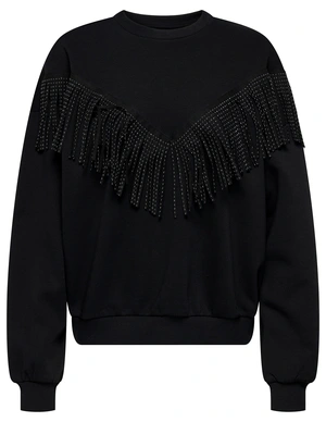 Only ONLFREY L/S O-NECK FRINGE SWT 15334016