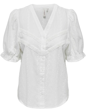 Only ONLFRIDA SS V-NECK BUTTON TOP WVN 15289913