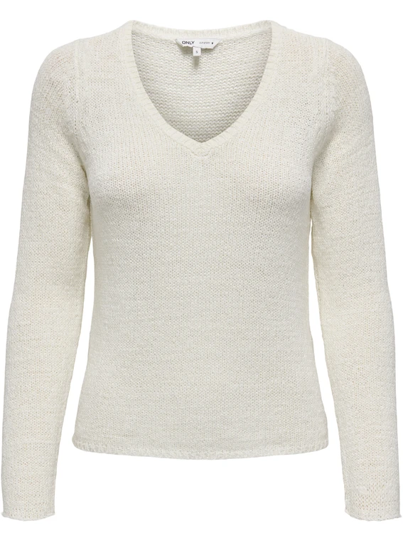 Only ONLGEENA L/S V-NECK KNT NOOS 15340862