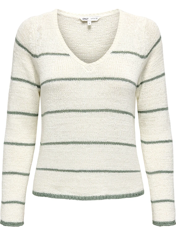 Only ONLGEENA L/S V-NECK KNT NOOS 15340862