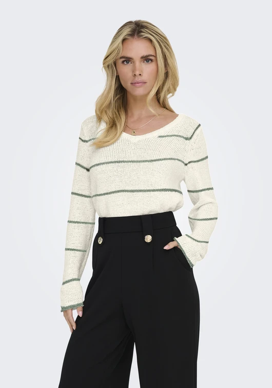 Only ONLGEENA L/S V-NECK KNT NOOS 15340862