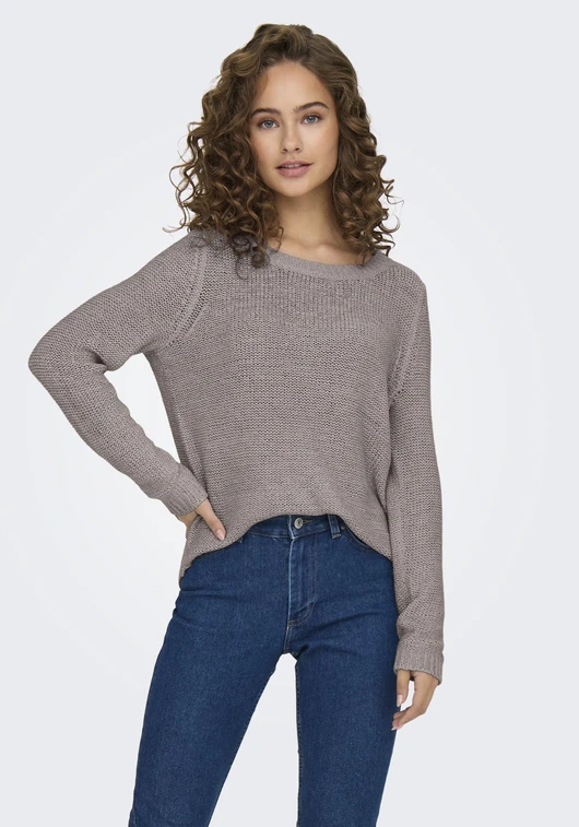 Only onlGEENA XO L/S PULLOVER KNT NOOS- 15113356