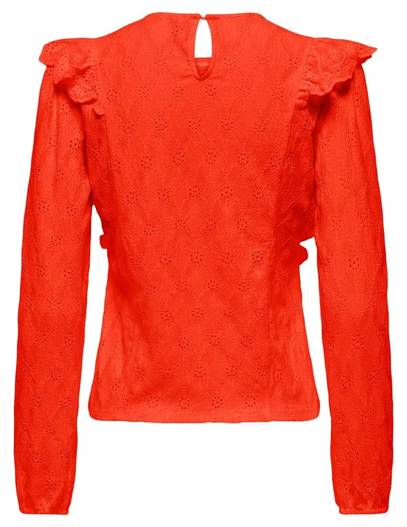 Only ONLGRACE L/S O-NECK TOP BOX JRS 15330354