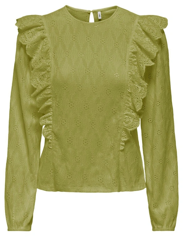 Only ONLGRACE L/S O-NECK TOP BOX JRS 15330354