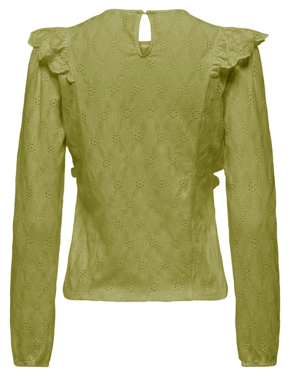 Only ONLGRACE L/S O-NECK TOP BOX JRS 15330354