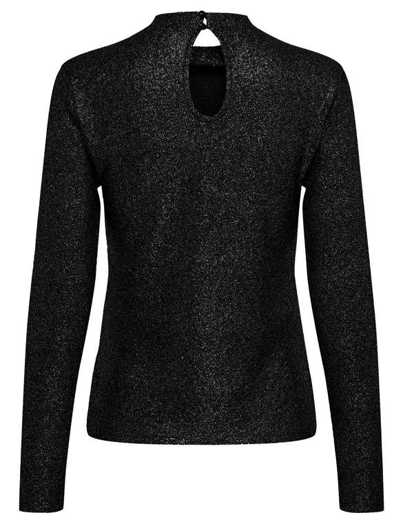 Only ONLILSA L/S SHINE HIGHNECK TOP JRS 15307400