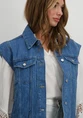 Only ONLIRENE S/L DNM WAISTCOAT CRO 15327047