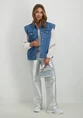 Only ONLIRENE S/L DNM WAISTCOAT CRO 15327047
