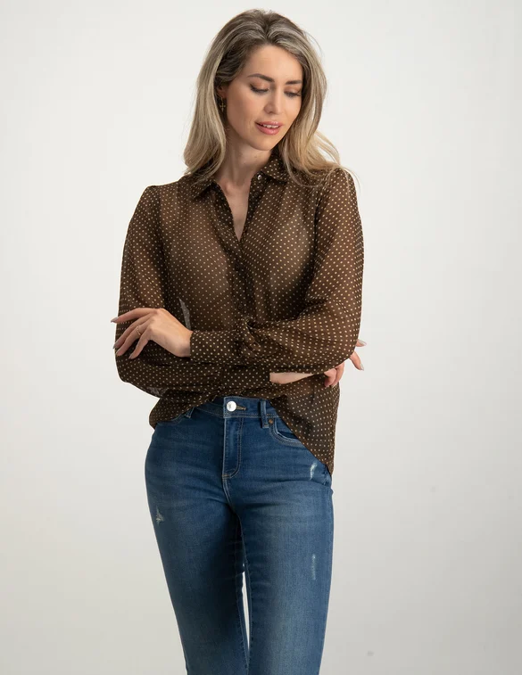 Only ONLISABELLLA LS SHIRT NOOS WVN EIP 15273052