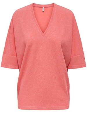 Only ONLIVY S/S GLITTER V-NECK TOP CS JR 15347713