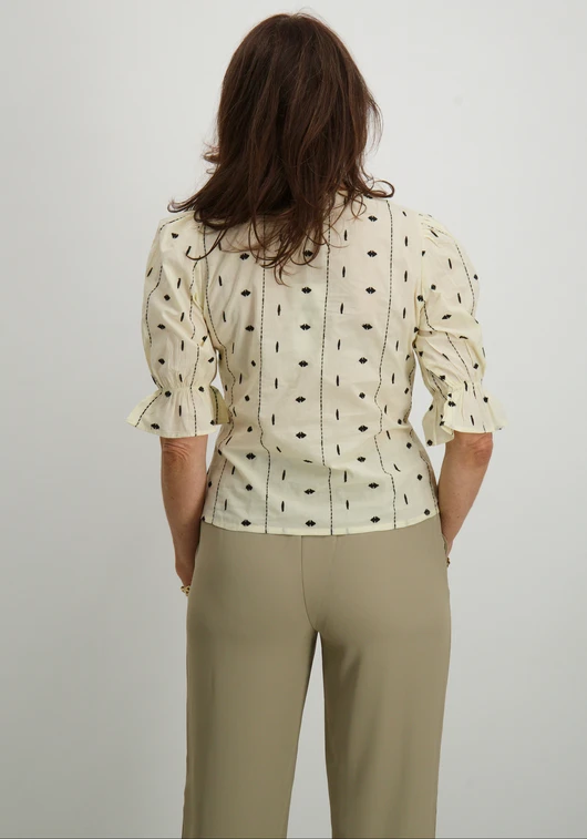 Only ONLJASMIN SS EMB TOP WVN 15252580