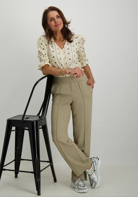 Only ONLJASMIN SS EMB TOP WVN 15252580