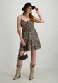 Only ONLJENNIE S/L KNOT SHORT DRESS EX P 15342739