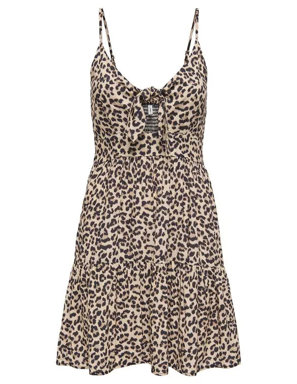 Only ONLJENNIE S/L KNOT SHORT DRESS EX P 15342739