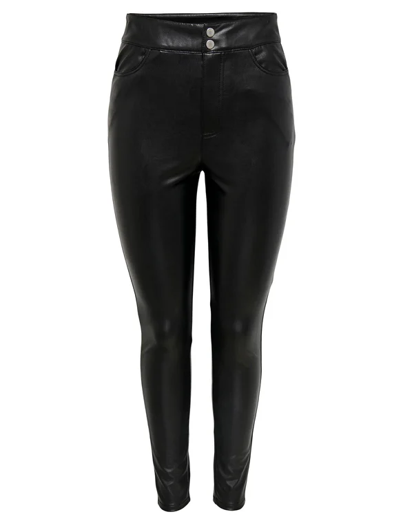 Only ONLJESSIE FAUXLEATHER ZIP PANT CC O 15265533