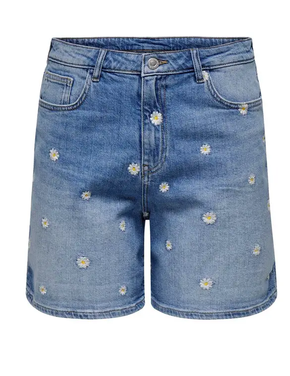 Only ONLJOSEPHINE STRETCH SHORTS EMB DNM 15328450