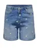Only ONLJOSEPHINE STRETCH SHORTS EMB DNM 15328450