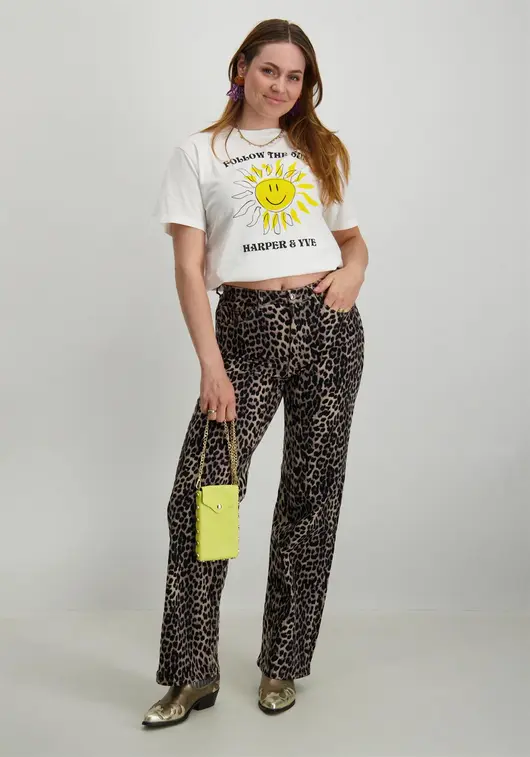 Only ONLJUICY-ANLIE HW WIDE AOP PANT PNT 15342522