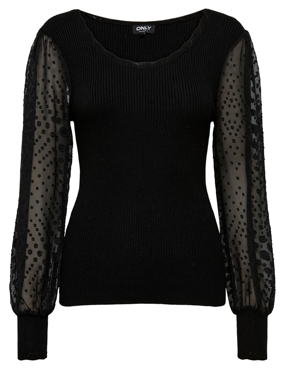 Only ONLJULIE LIFE LS MIX O-NECK CC KNT 15324301