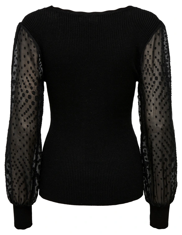 Only ONLJULIE LIFE LS MIX O-NECK CC KNT 15324301