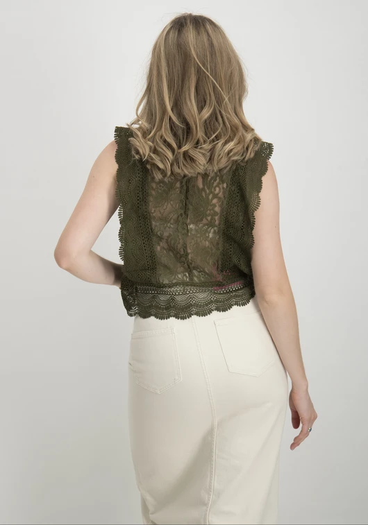 Only ONLKARO S/L LACE TOP WVN 15204604