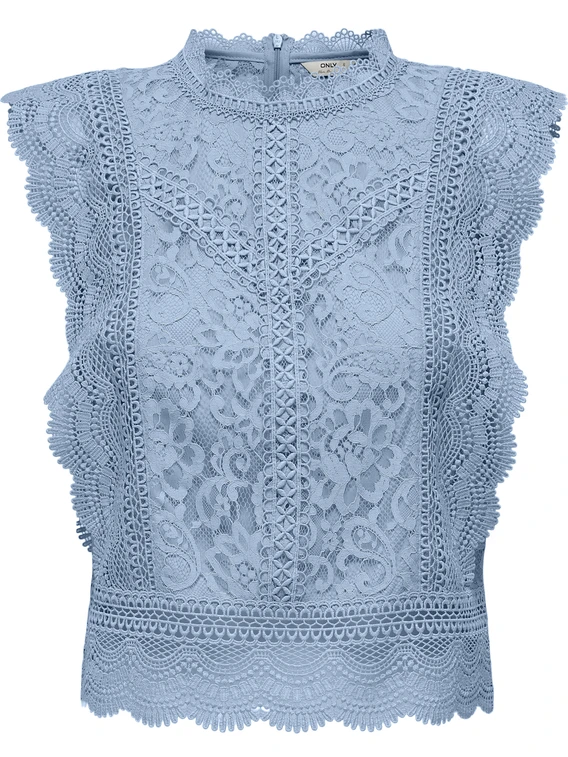 Only ONLKARO S/L LACE TOP WVN 15204604