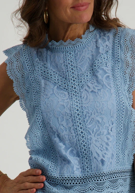 Only ONLKARO S/L LACE TOP WVN 15204604