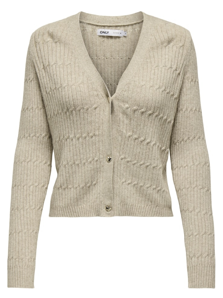 Only ONLKATIA LS CABLE V-NECK CARDI KNT 15310902