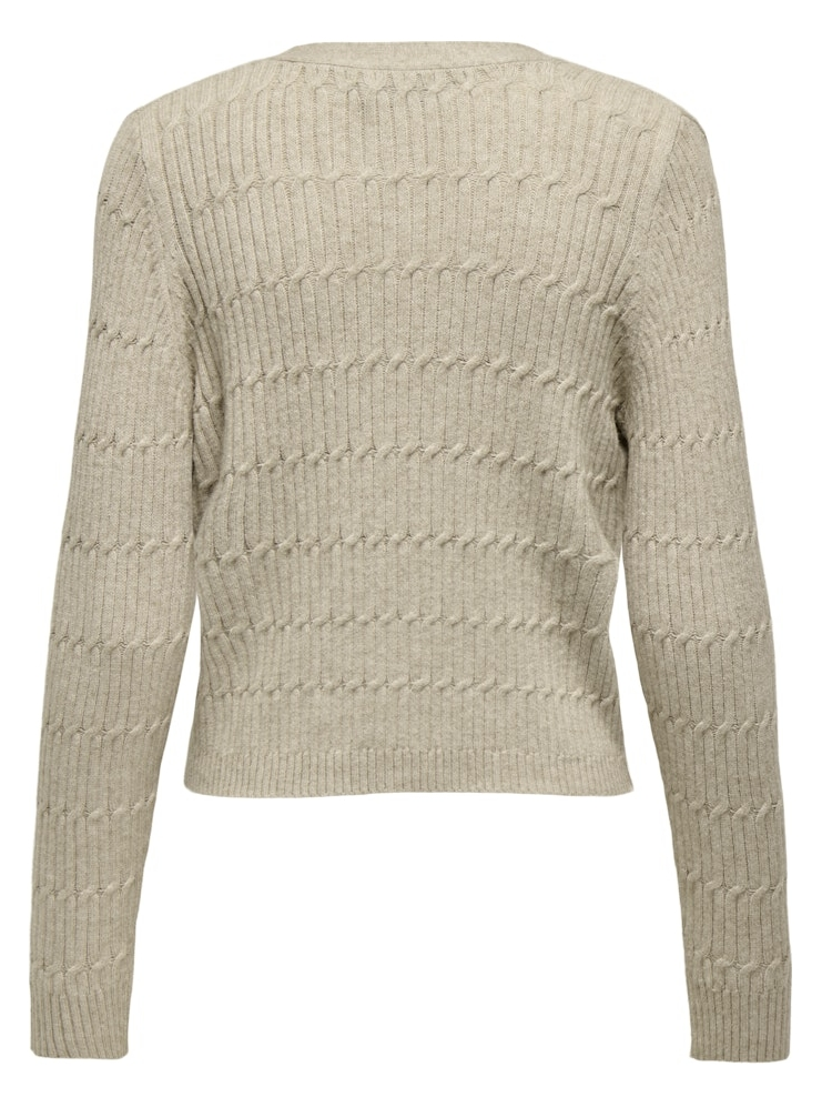 Only ONLKATIA LS CABLE V-NECK CARDI KNT 15310902