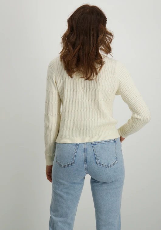 Only ONLKATIA LS CABLE V-NECK CARDI KNT 15310902