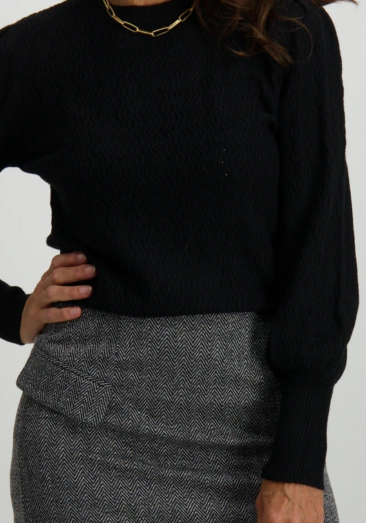 Only ONLKATIA LS STRUCT PUFF O-NECK CC K 15294087