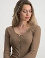 Only ONLLAILA L/S BUTTON TOP JRS NOOS 15272727