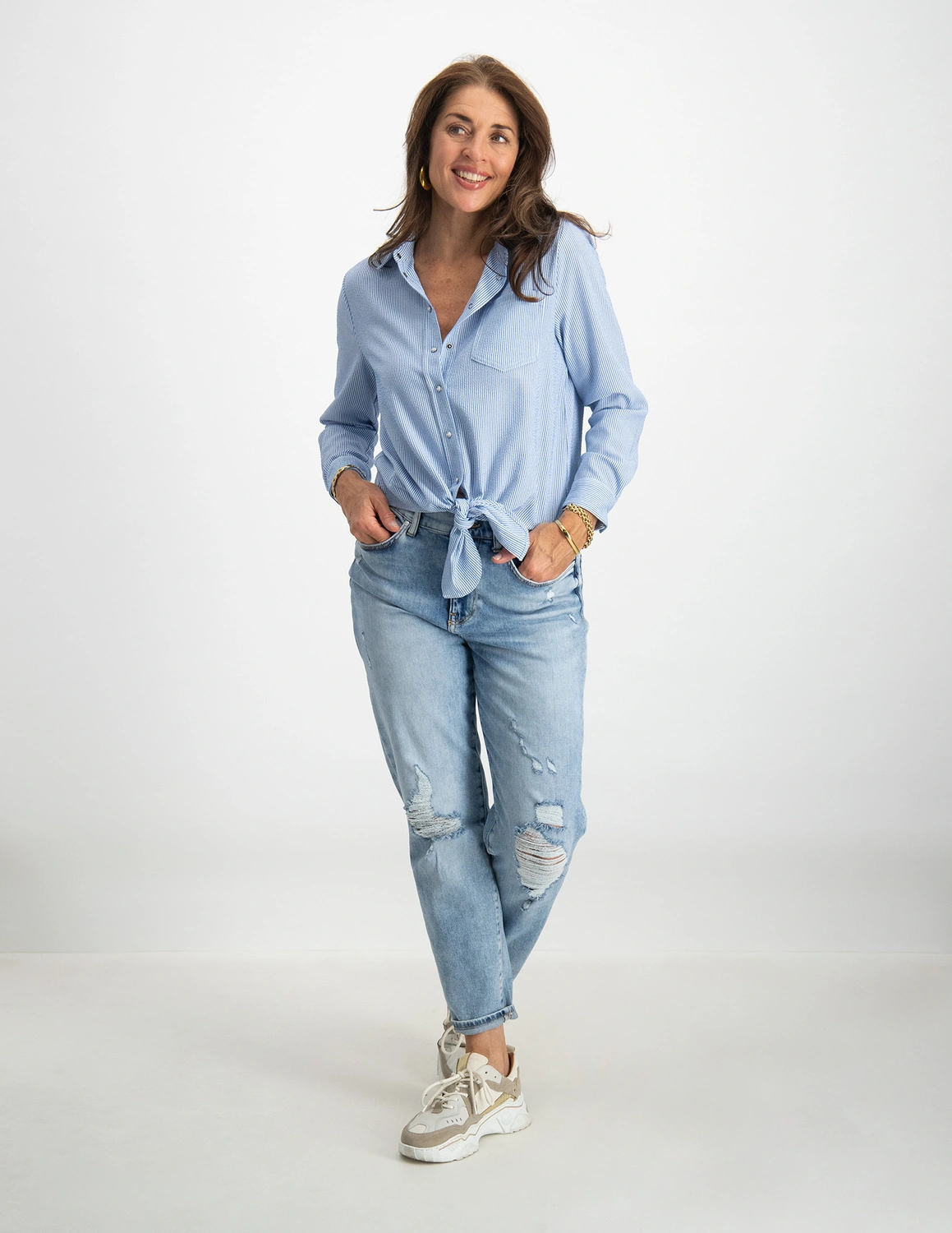 Only gestreept top shirt