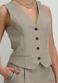 Only ONLLINDA S/L MEL FITTED VEST CC TLR 15336753