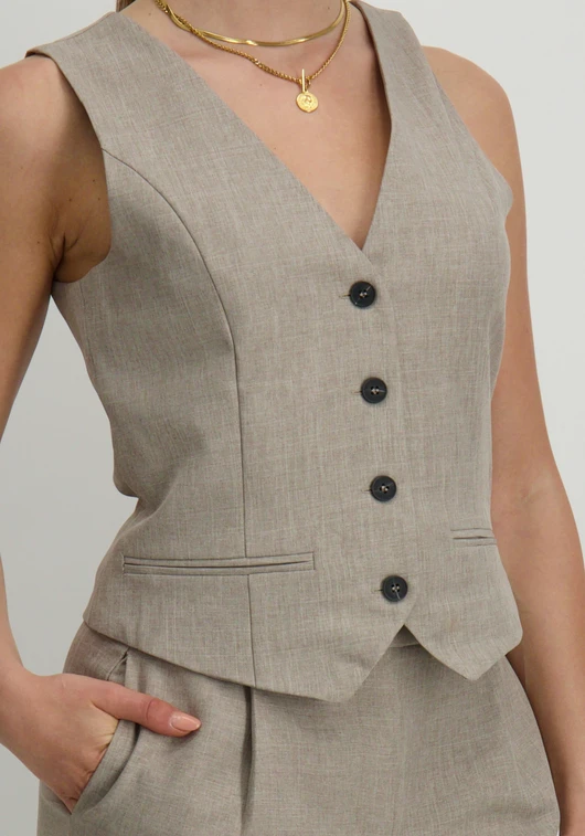 Only ONLLINDA S/L MEL FITTED VEST CC TLR 15336753