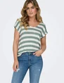 Only ONLLIRA LIFE S/S V-NECK TOP JRS NOO 15252103