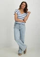 Only ONLLIRA LIFE S/S V-NECK TOP JRS NOO 15252103