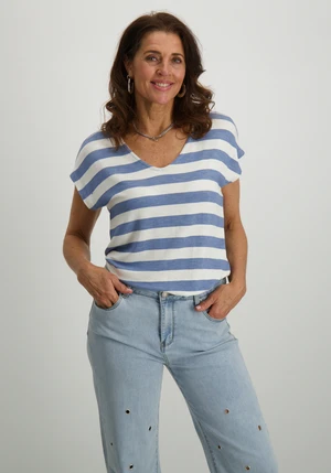 Only ONLLIRA LIFE S/S V-NECK TOP JRS NOO 15252103