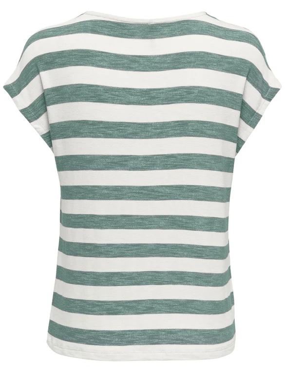 Only ONLLIRA LIFE S/S V-NECK TOP JRS NOO 15252103