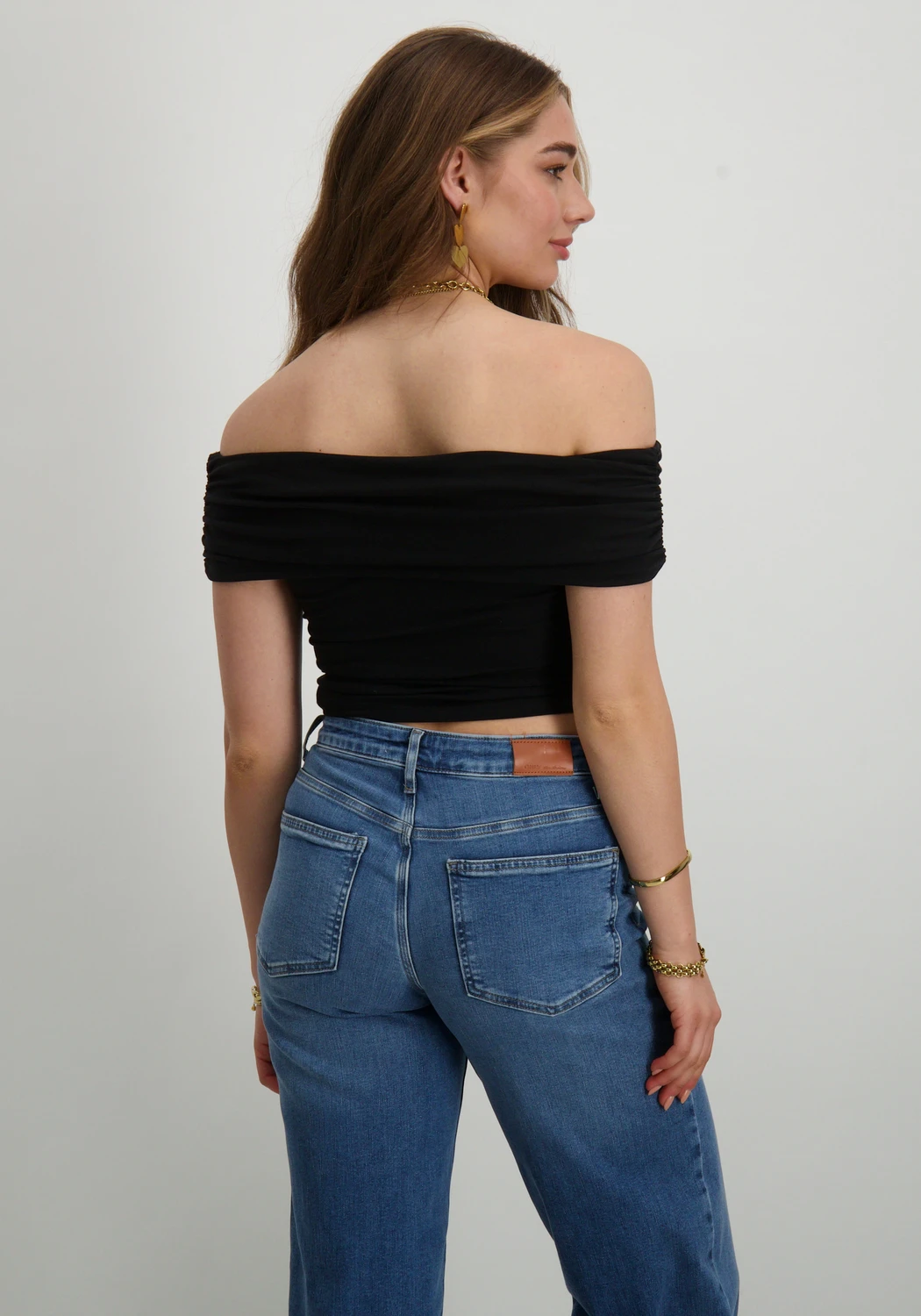 Strapless off the shoulder top best sale