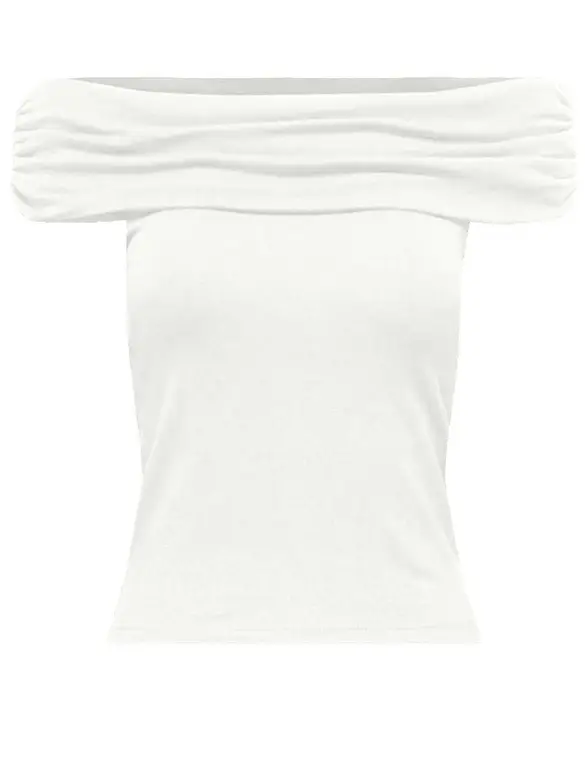 Only ONLLIVE LOVE S/L OFF SHOULDER TOP C 15338616